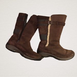 Merrell Leather snow boots sheepskin lined